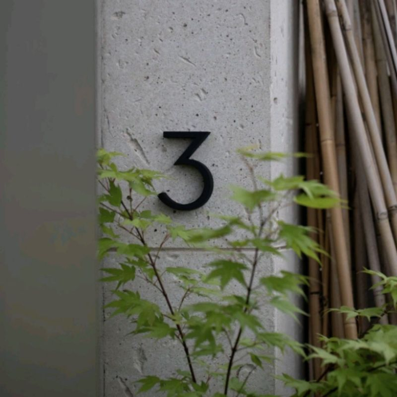 Huruf Akrilik Angka Acrylic Nomor Rumah Akrilik Nomor Kamar Huruf Timbul Akrilik Tulisan Kost Aparte