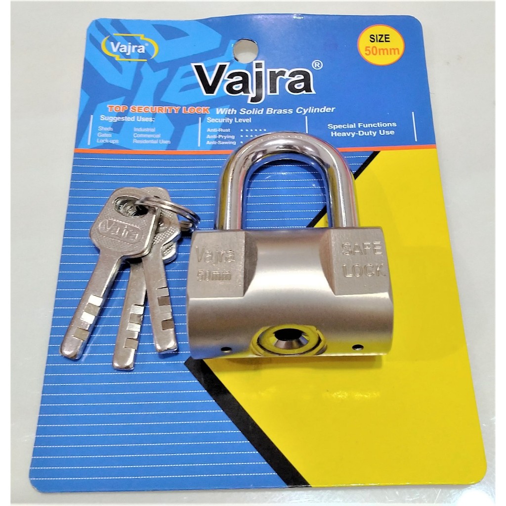 Kunci gembok padlock 50mm kunci pengaman gerbang pagar