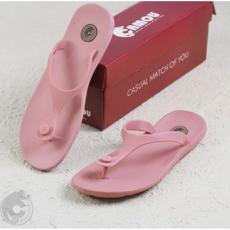 Sandal Camou | Sandal Wanita Cantik CAMOU Nikita Strawberry