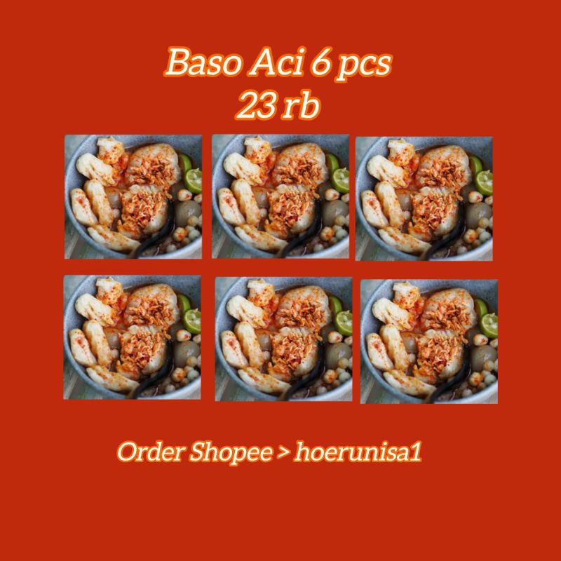

Paket Baso Aci 6 pcs