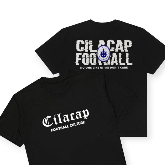 Kaos Distro CILACAP FOOTBALL COTTON COMBED 24S CASUAL ULTRAS SEPAK BOLA