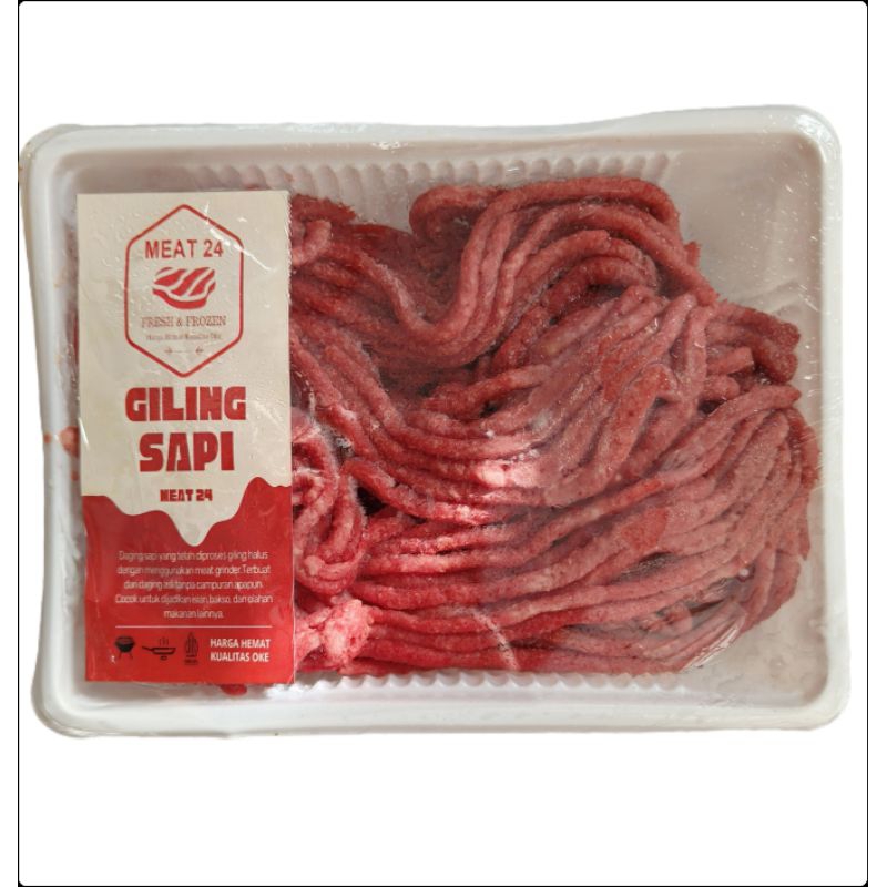 

JUN Daging Sapi Giling Halus 200gr Tanpa Campuran