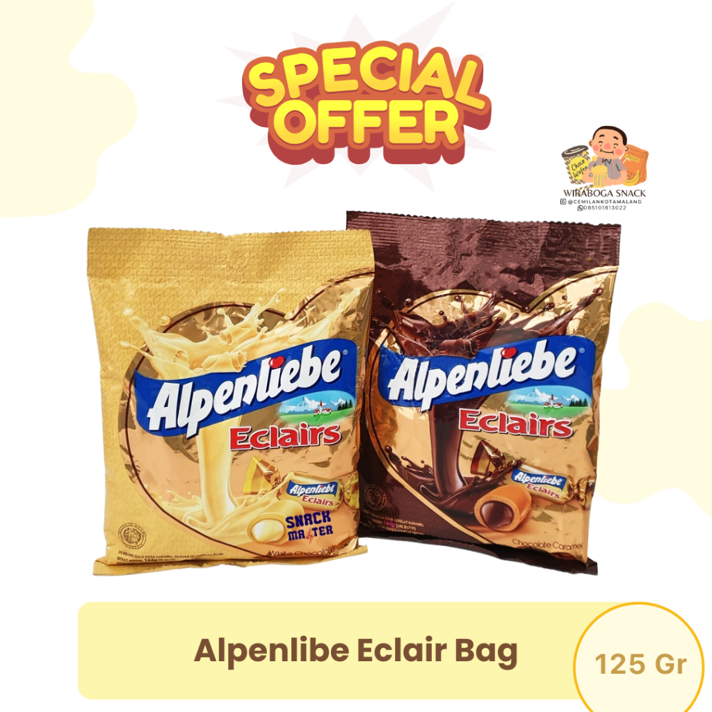 

(PACK) Permen Alpenlibe bag Eclair & Smooth