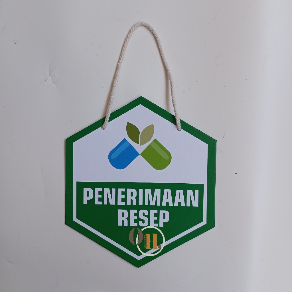 

Hard Poster Penerimaan Resep - Pengambilan Resep - Apotek - Farmasi