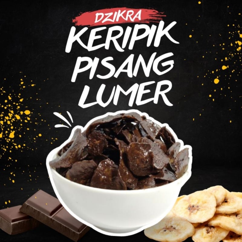 

Dzikra Snack - Makanan ringan keripik pisang lumer coklat gurih manis renyah