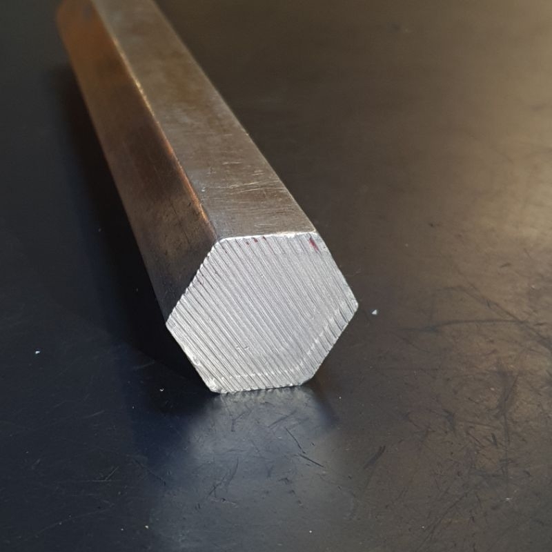 35 Sg6 Segi enam As Hexagon Stainless ss304 ukuran 35 mm Harga Panjang 10 CM - 50 CM