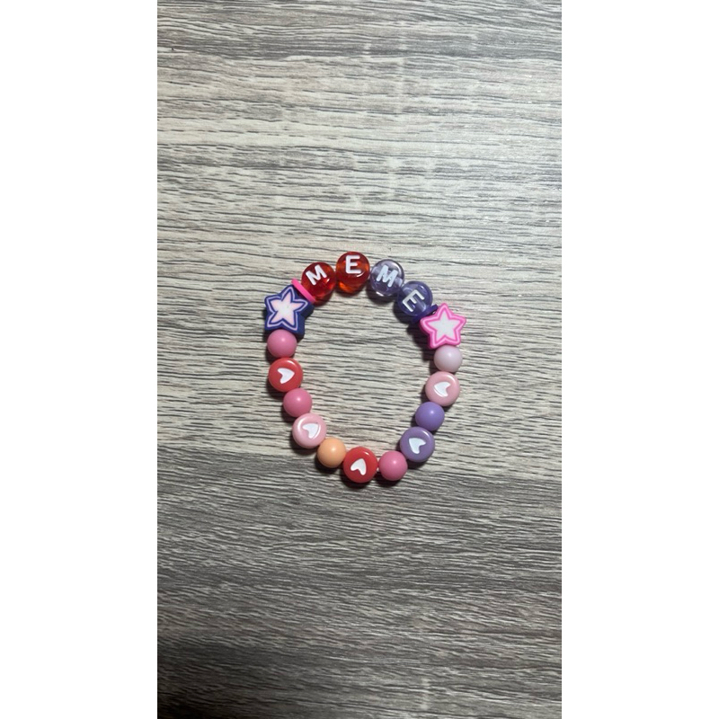 beads bracelet rainbow custom nama