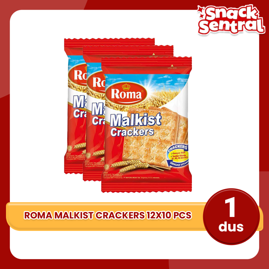 

Roma Malkist Crackers 12x10pcs - 1 Dus