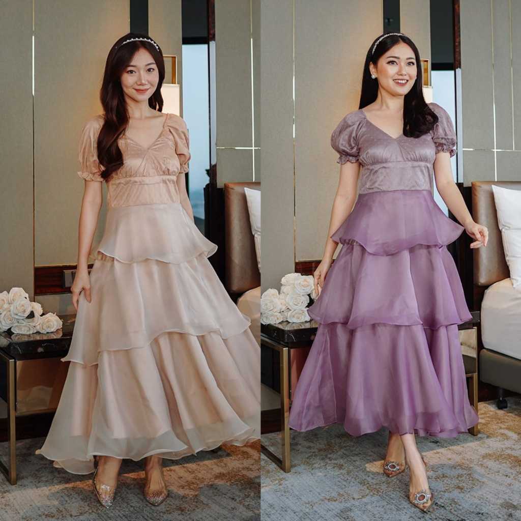 Miss Nomi Sophia Vol 2 Long Dress Pesta Mewah Layer Kondangan Cinderella