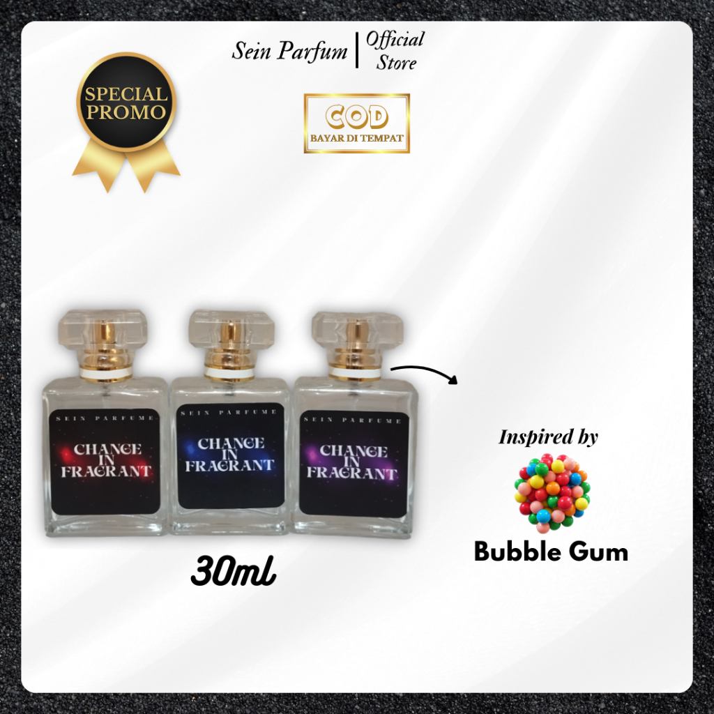 Parfum Bubble Gum | Parfum Wanita Pria Tahan Lama | Wangi Permen Karet