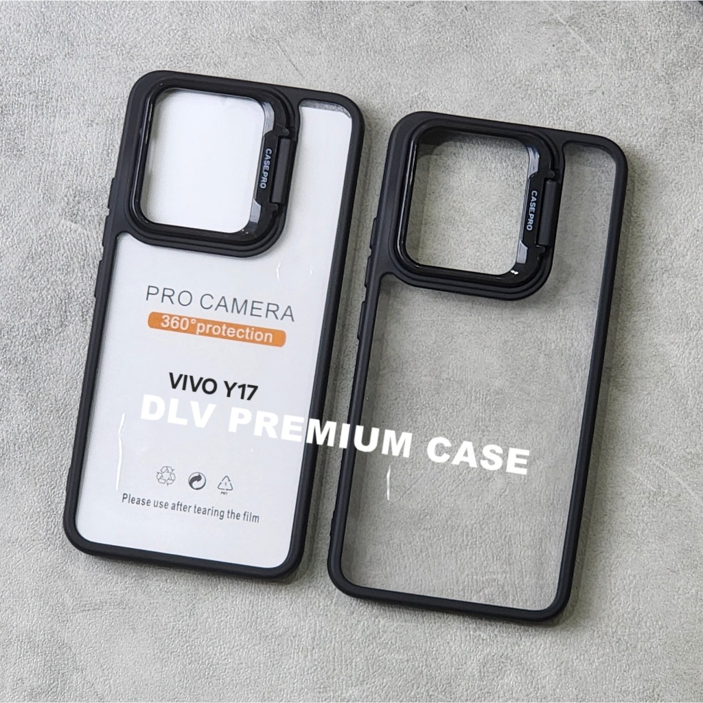 CASE VIVO Y15  BRACKET CASE CLEAR STAND CAMERA CASE VIVO Y15