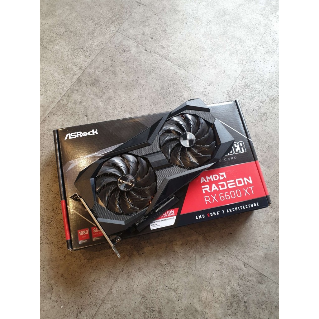 ASROCK RX 6600 XT CHALLENGER D 8GB GDDR6 128BIT RADEON VGA / 6600XT