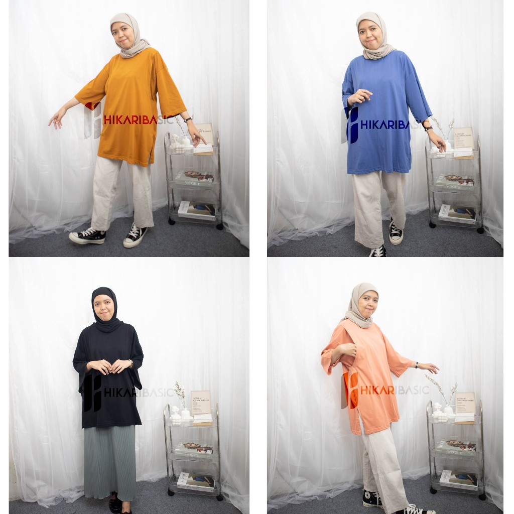 Oversize Busui Friendly Hijab Outfit Cotton Soft