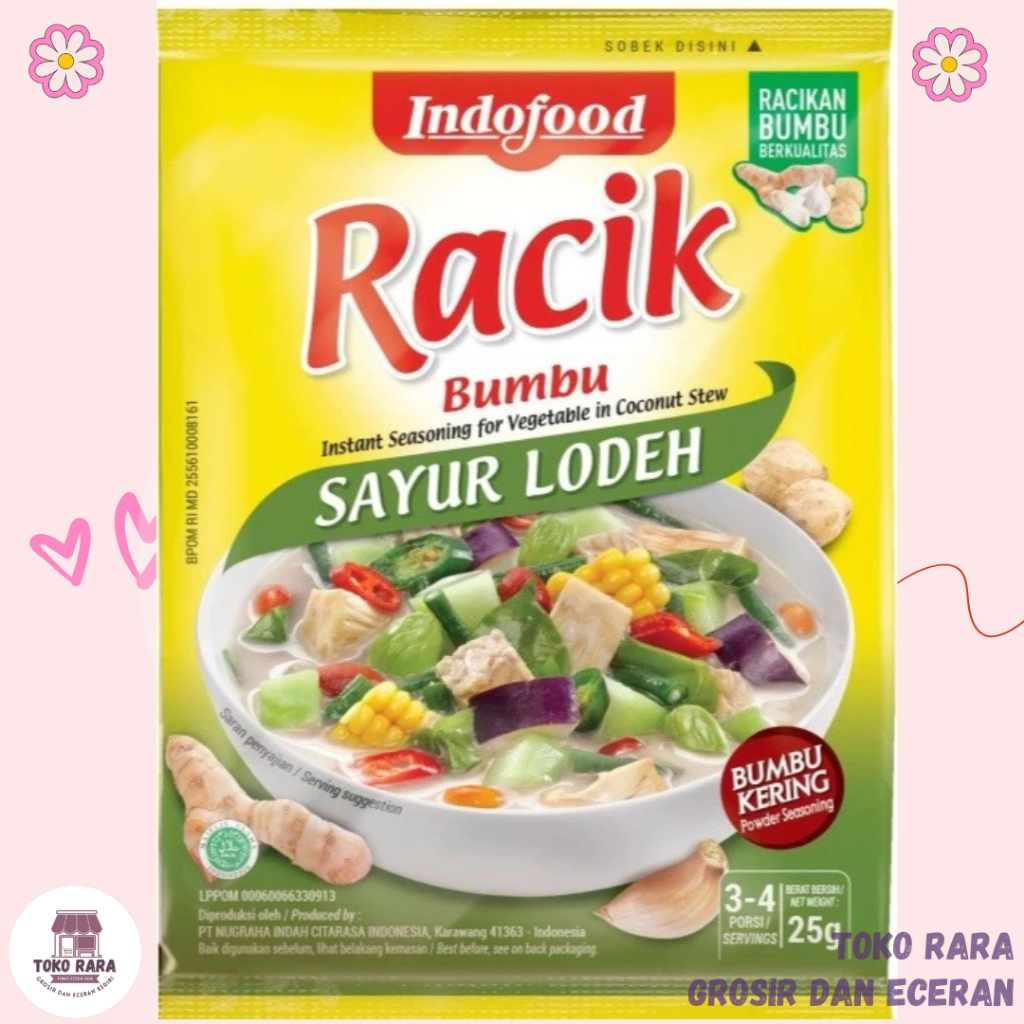 

BUMBU INSTAN RACIK SAYUR LODEH