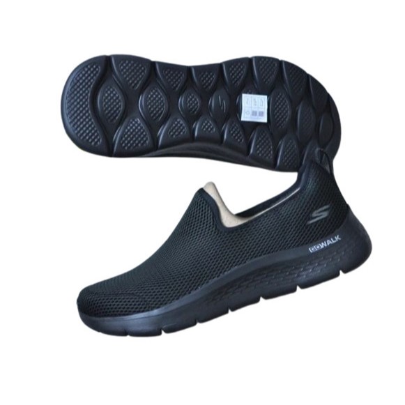 Sepatu Skechers Go Walk Flex Reveal 2 Slip On Pria Full Black 216325/BBK Original 100%