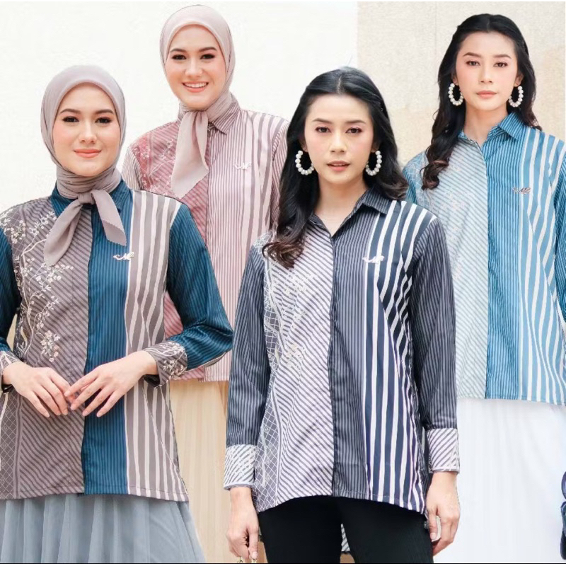 Cleo shirt Mylady/kemeja Mylady/Mylady hijab cleo