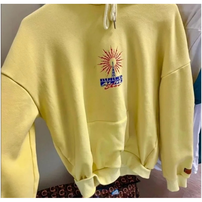 Hoodie sweater Buried Alive yellow baekhyun exo kpop
