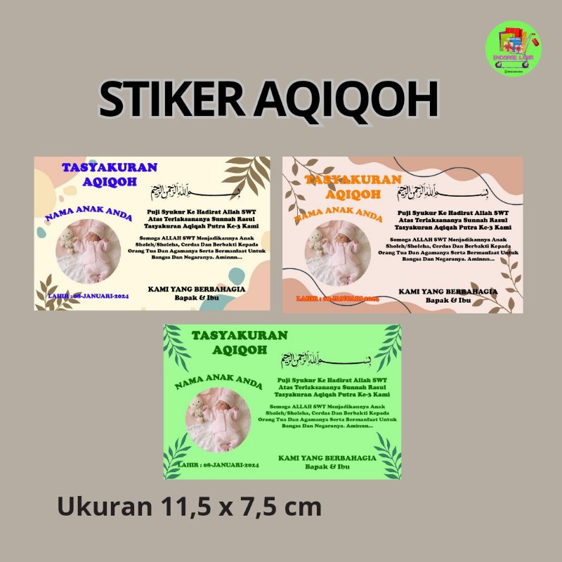 

Stiker Aqiqoh Anak Bayi Aqiqah