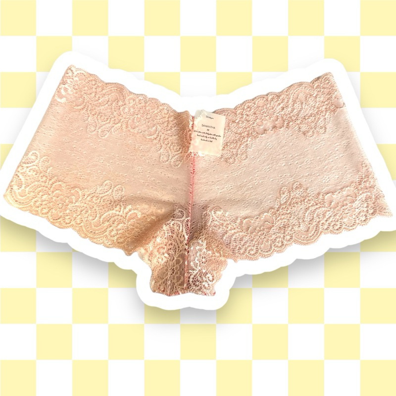 Lacey Boyshorts - Peach kode 24