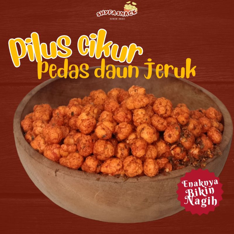 

PILUS CIKUR TIKTAK PEDAS DAUN JERUK 500gr