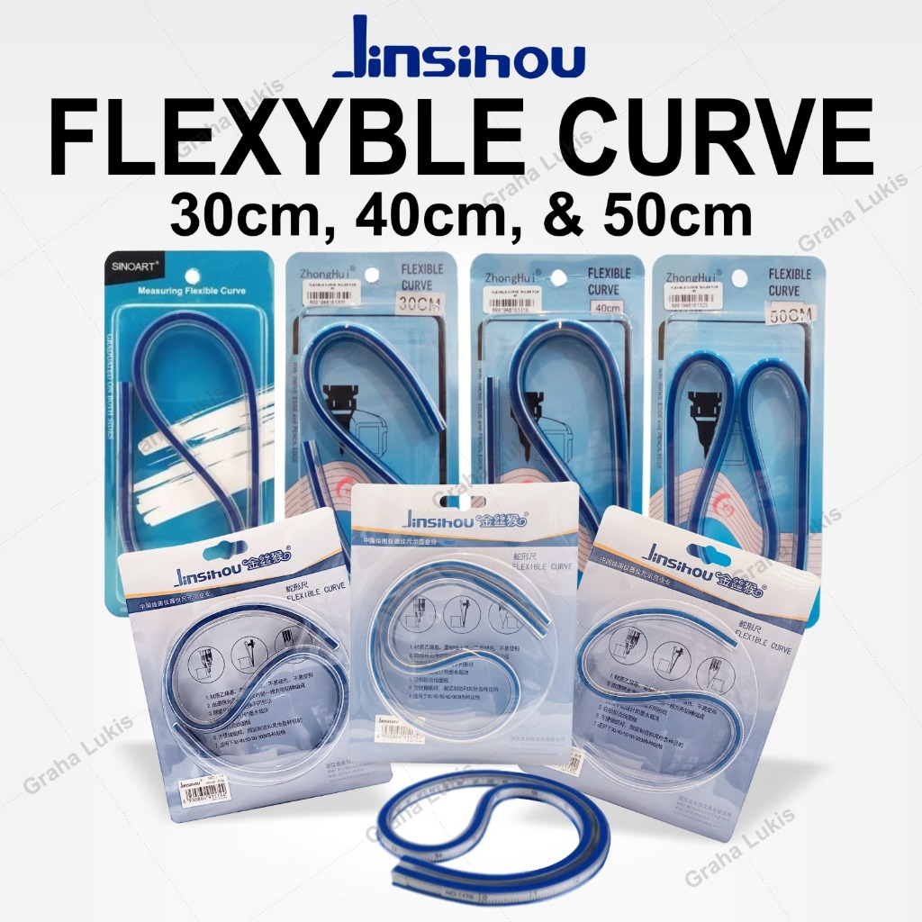 

Penggaris Measuring Flexible Curve Ruler