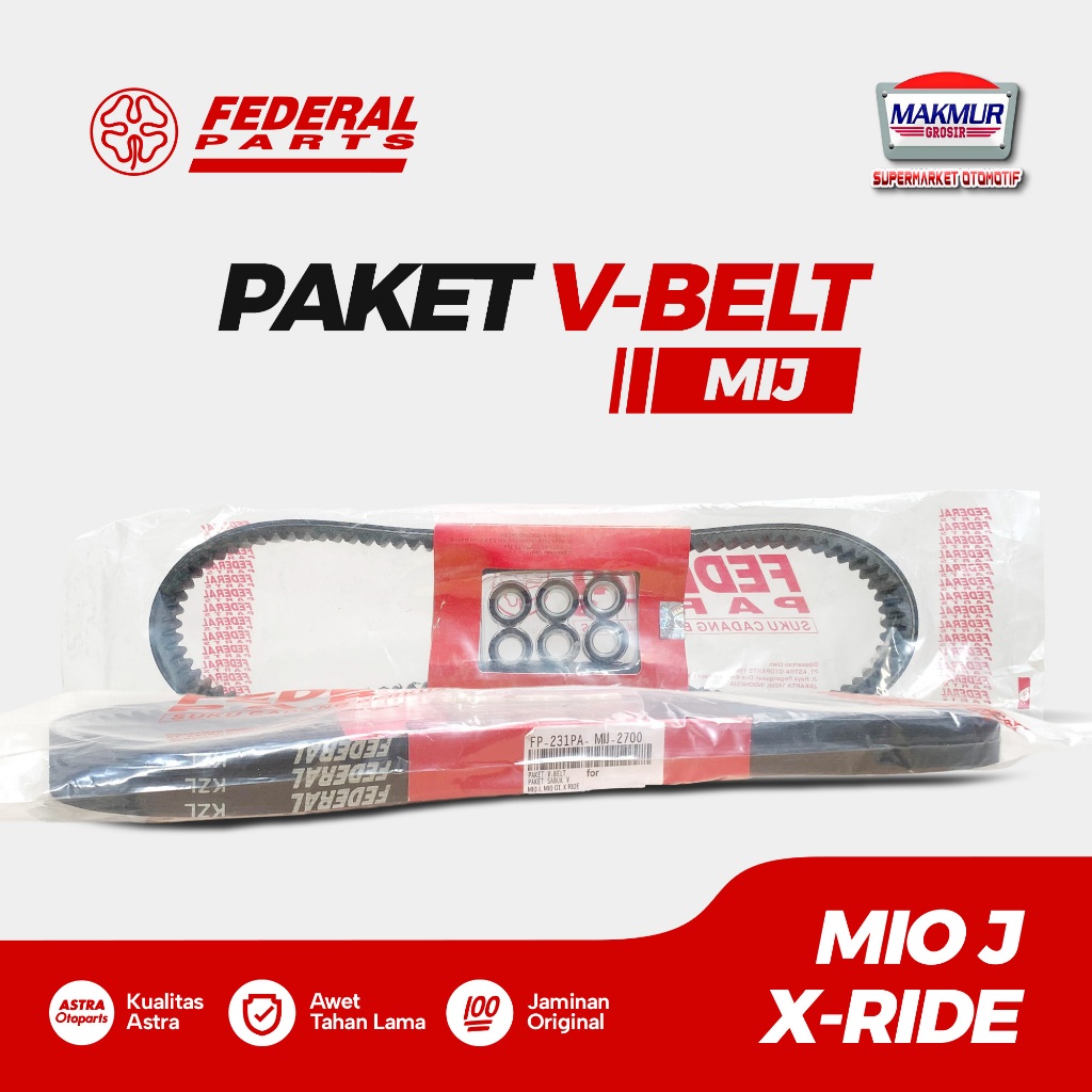 Paket VANBELT V-Belt Yamaha MIO J XRIDE Original
