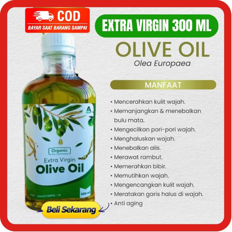 MINYAK ZAITUN ABABIL EXTRA VIRGIN OLIVE OIL 300 ML - MINYAK ZAITUN ABABIL ZAITUN EVOO UNTUK DI MINUM