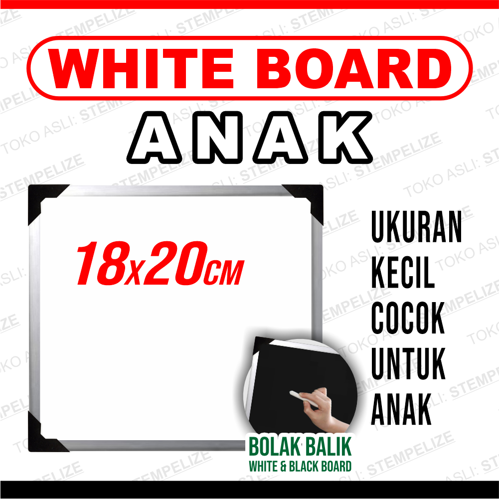 

Whiteboard Anak 18x20CM