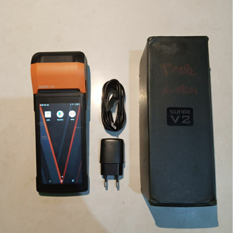 Sunmi V2 Bekas Sudah Unlock Playstore POS Kasir Android SPBU Digital PPOB