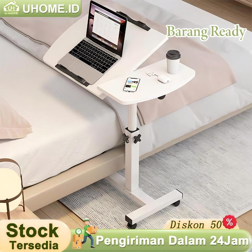 Meja Lipat Laptop Tinggi Adjustable Meja Kerja Belajar Meja kantor Portable Rotate Meja Minimalis