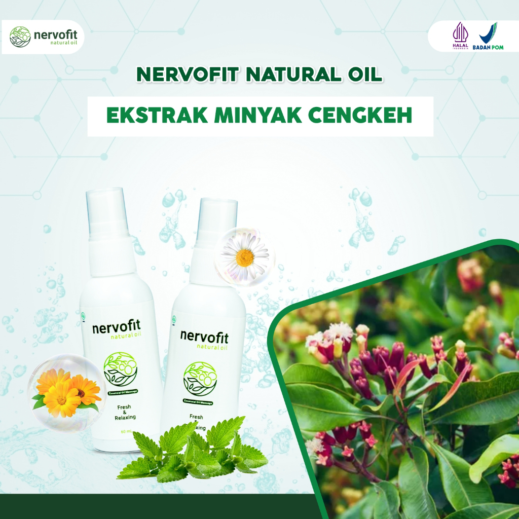 Nervofit Natural Oil Dengan Ekstrak Minyak Cengkeh
