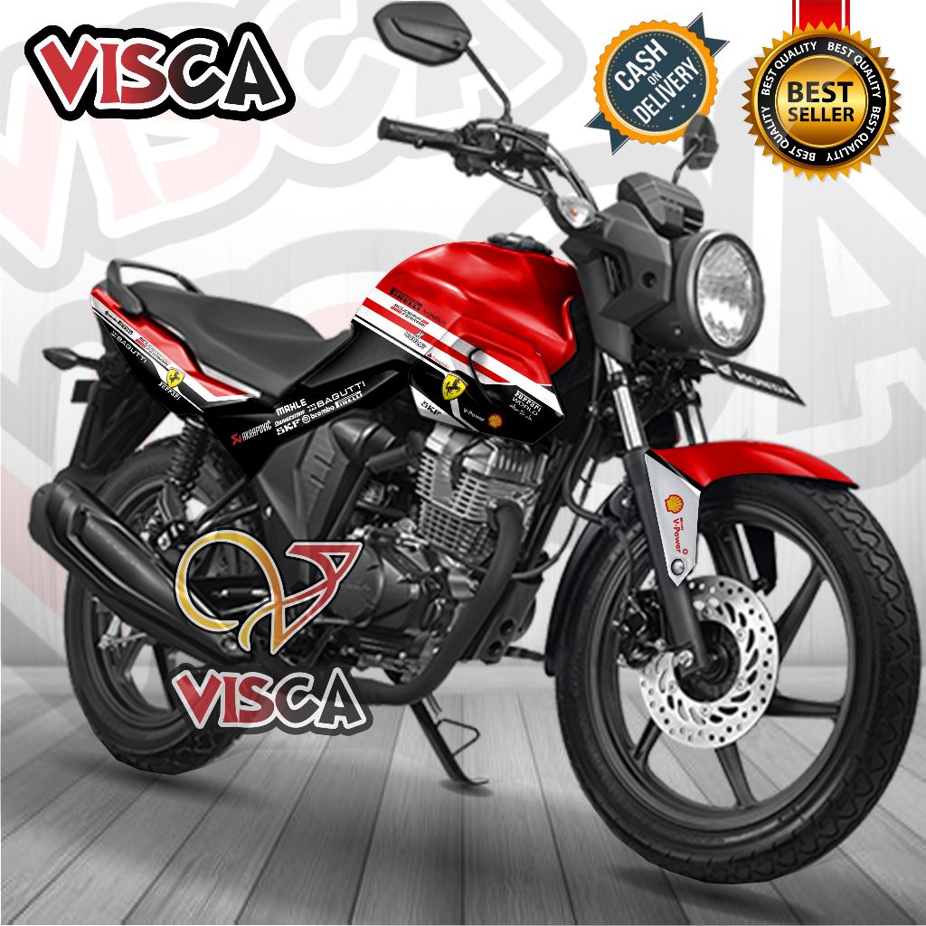 Decal CB 150 Verza Full Body Variasi Stiker CB 150 Verza Full Body Variasi Striping Verza 150 CB Ful