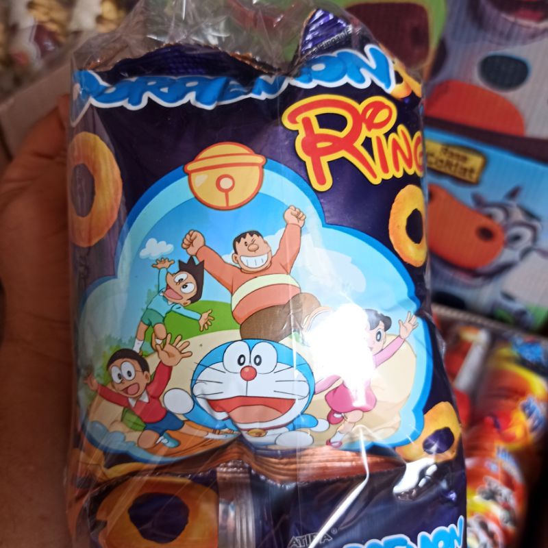 

Makanan Ringan Snack Ring Doraemon Ukuran Sedang