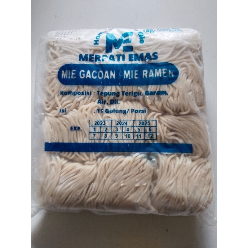 

MIE AYAM/MIE GACOAN/MIE SERBAGUNA FROZEN 1 Kg