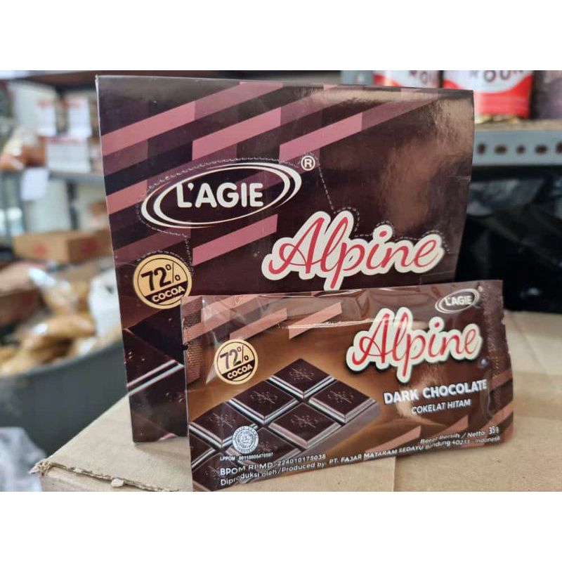 

Coklat Lagie Dark Alpine 1box isi 12