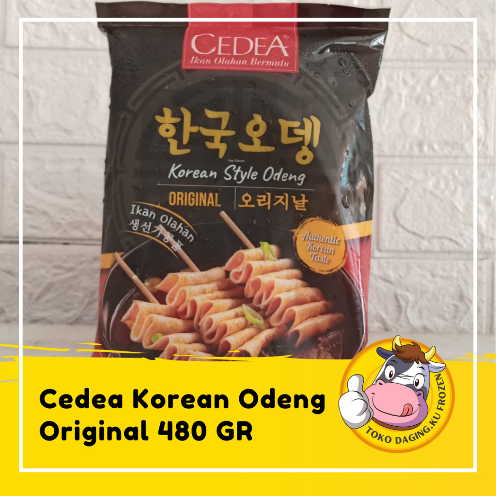 

Cedea Korean Odeng Original 450gr Frozen Food Halal Higenis