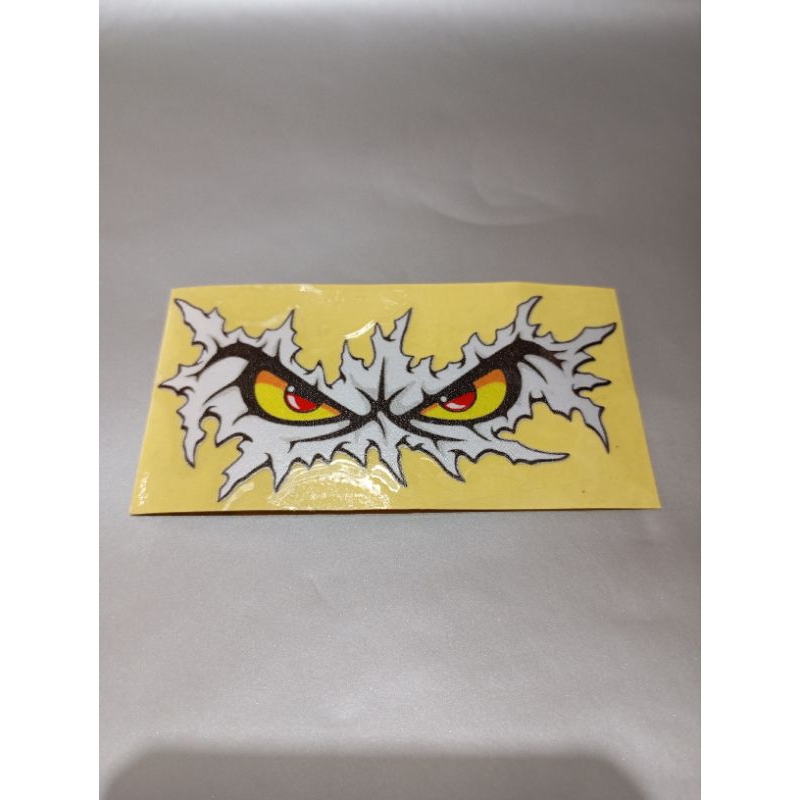 

stiker gambar mata no fear