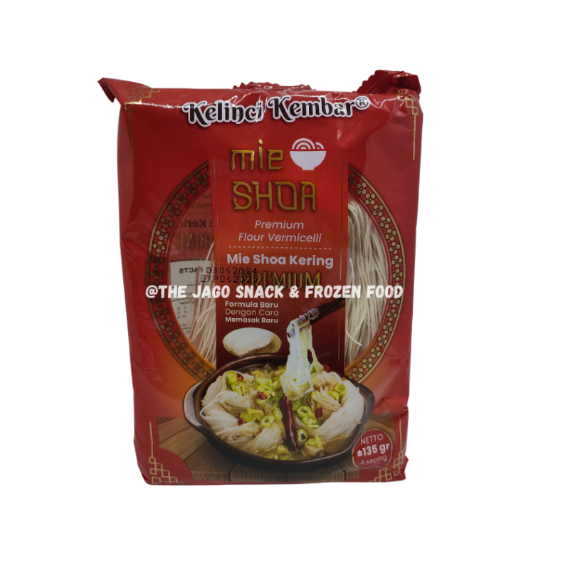 

Mie Shoa Kering Kelinci Kembar 135gr