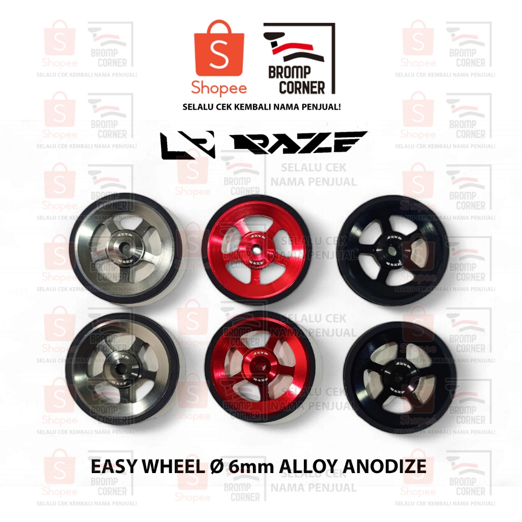 RAZE - EASY WHEEL WITH SPACER + BOLT
