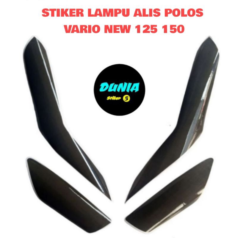 Sticker variasi lampu depan polos vario new 125 150