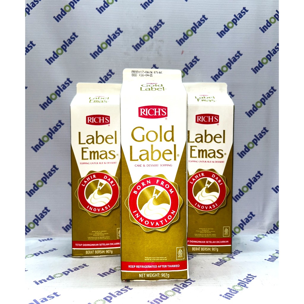 

Whipped Cream Richs 907 Gr / Whipped Cream Gold Label / Richs Gold Label / Rich