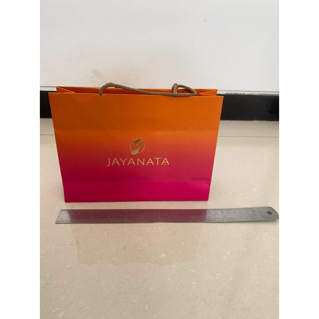 

PAPER BAG JAYANATA TAS KERTAS ORANGE SHOPPING BAG ASLI DARI KONTER KEMASAN SKIN CARE