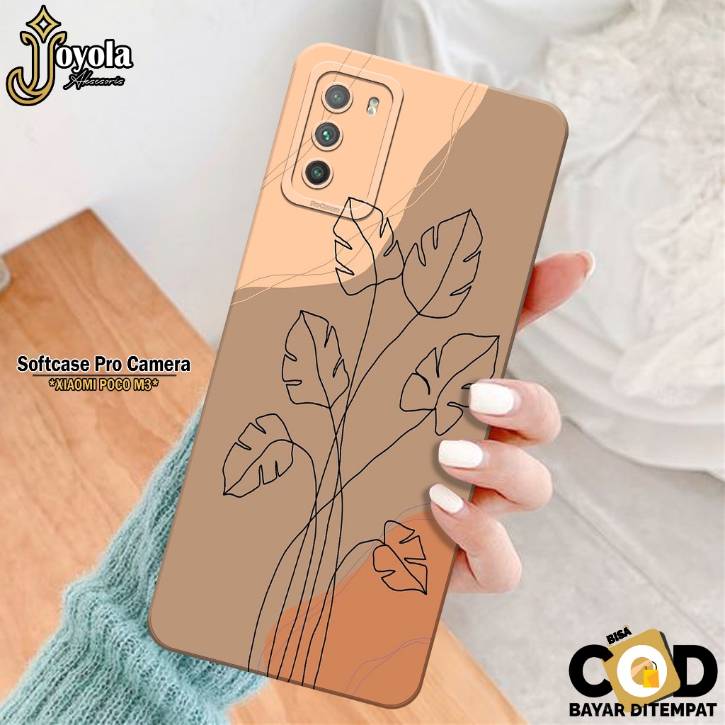 JOYOLA Case XIAOMI POCO M3 - Fahion Case Pattern - Softcase XIAOMI POCO M3 - Pro Camera - Casing XIA