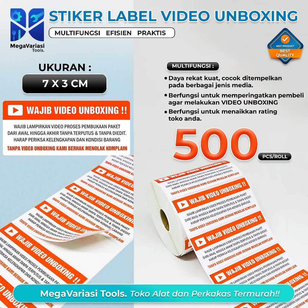 

Sticker Fragile Unboxing Lakban Fragile Unboxing Stiker Fragile Unboxing Stiker Fragile Roll 70x30mm 70 x 30 mm Isi 500 Pcs