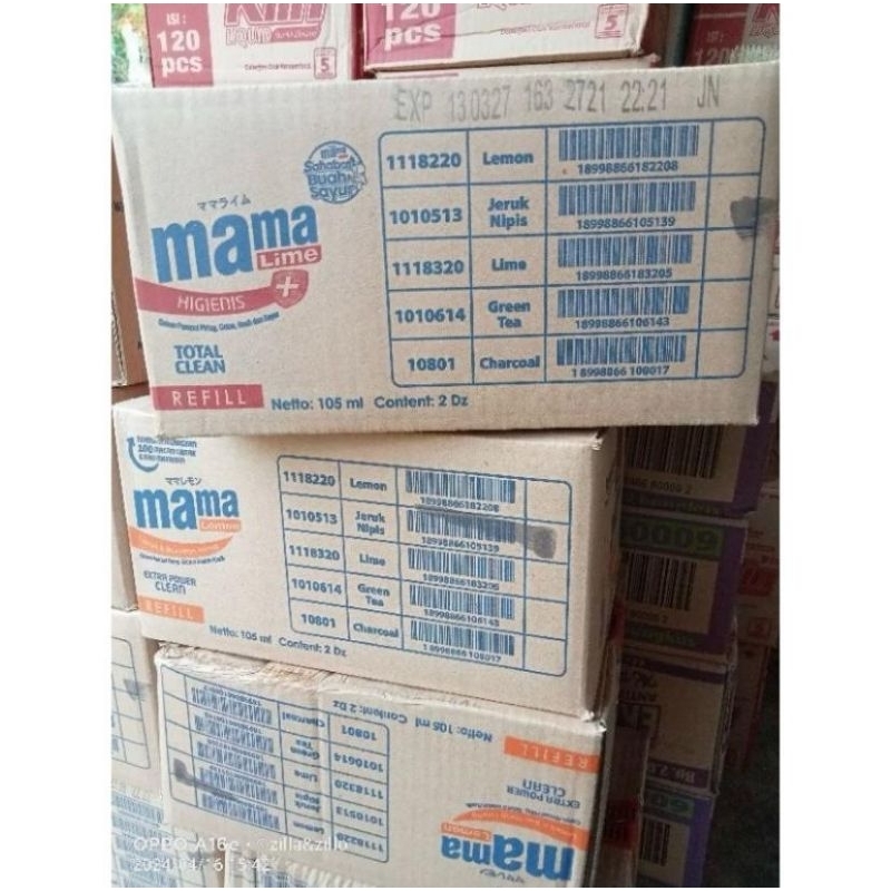 Mama Lemon 1 Dus 2000 (24 pcs) | Sabun Cuci Piring | Mama Lemon 2000