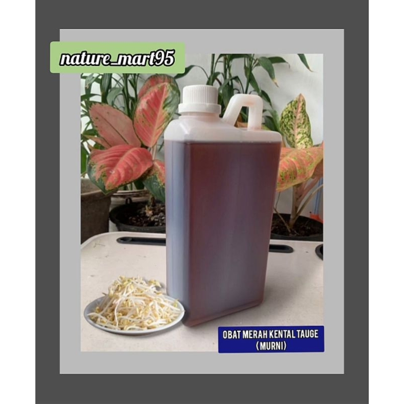 Obat Merah Murni khusus tauge (1liter)                                  ( Pemutih tauge & Penghambat