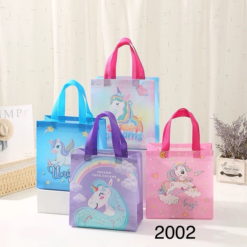 

5pcs Goodie Bag Ultah Tas Hampers Suvenir Ulang Tahun GB Non Woven Bag