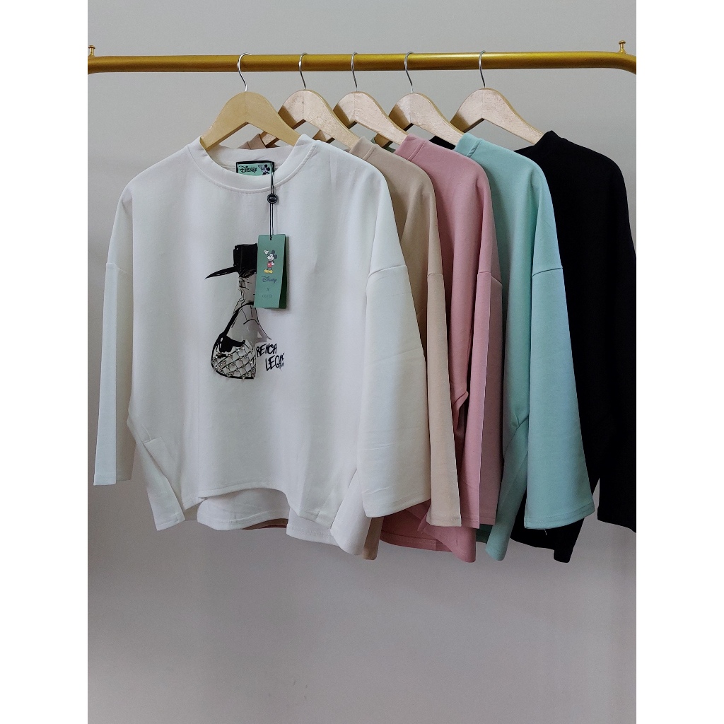 OUTFITSTORE - Atasan Kaos Import Wanita//Atasan Kaos Oversize Import Wanita//Kaos Wanita