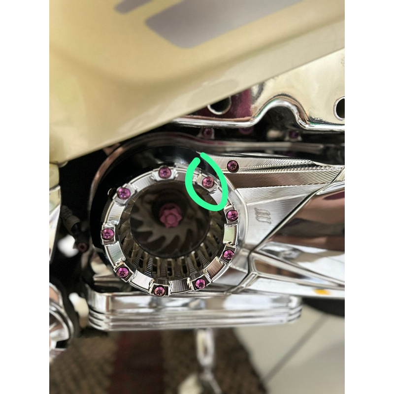 baut titanium vespa matic ring intake js manuf, luigy, nc, vkustom