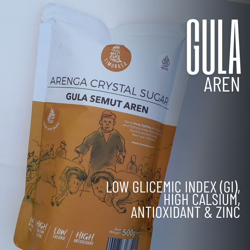 

Gula Aren Bubuk Premium Asli Timurasa - Crystal Arenga Sugar 500g dan 225g Low GI Sehat